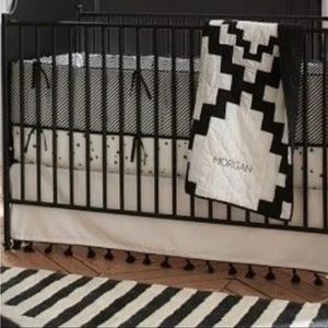 Pottery barn kids crib skirt